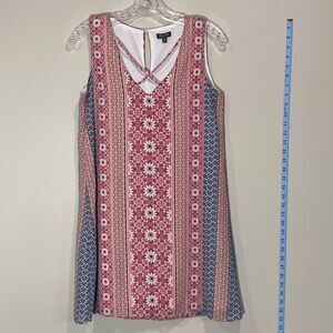 Cute Floral Print Sleeveless Summer Top By Lily Rose. Size Extra Small.